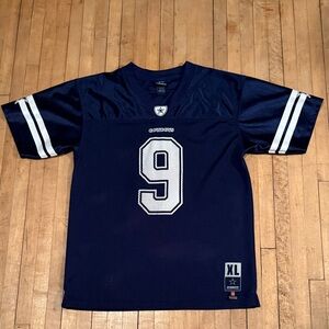 Cowboys Authentic Navy 9 Romo Jersey
